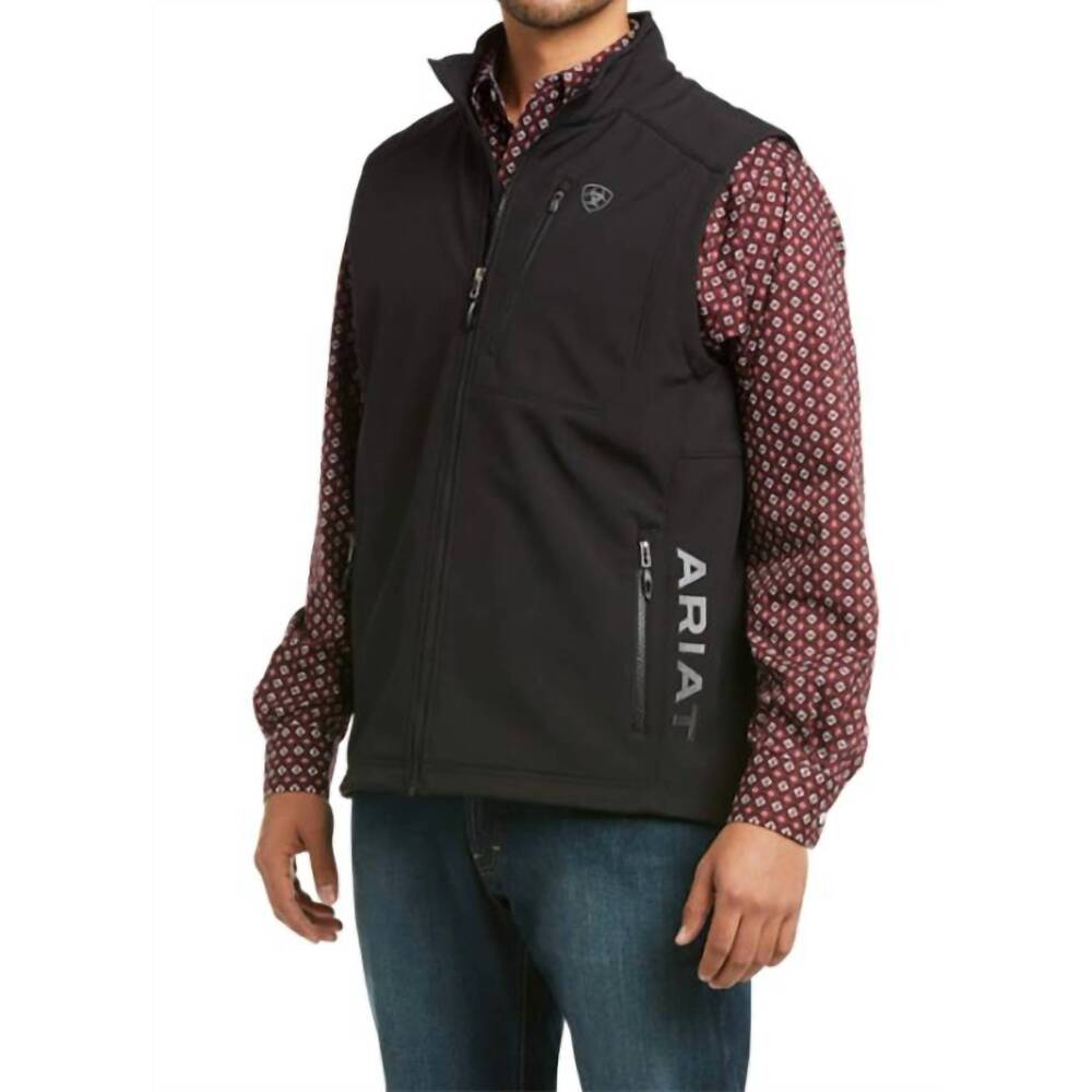 NEW ARIAT men's softshell vest in black